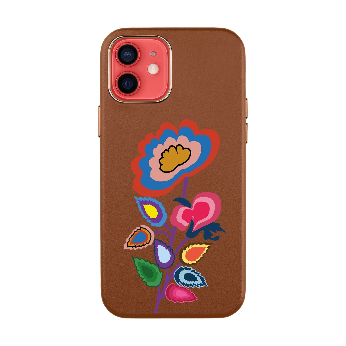 KNITTED FLOWER-iPhone XR Leather Kılıf