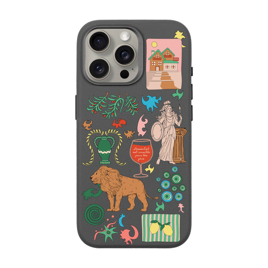 IODES SOUL TRAVELLER-iPhone 15 Pro Max Leather Premium Kılıf MagSafe Özellikli