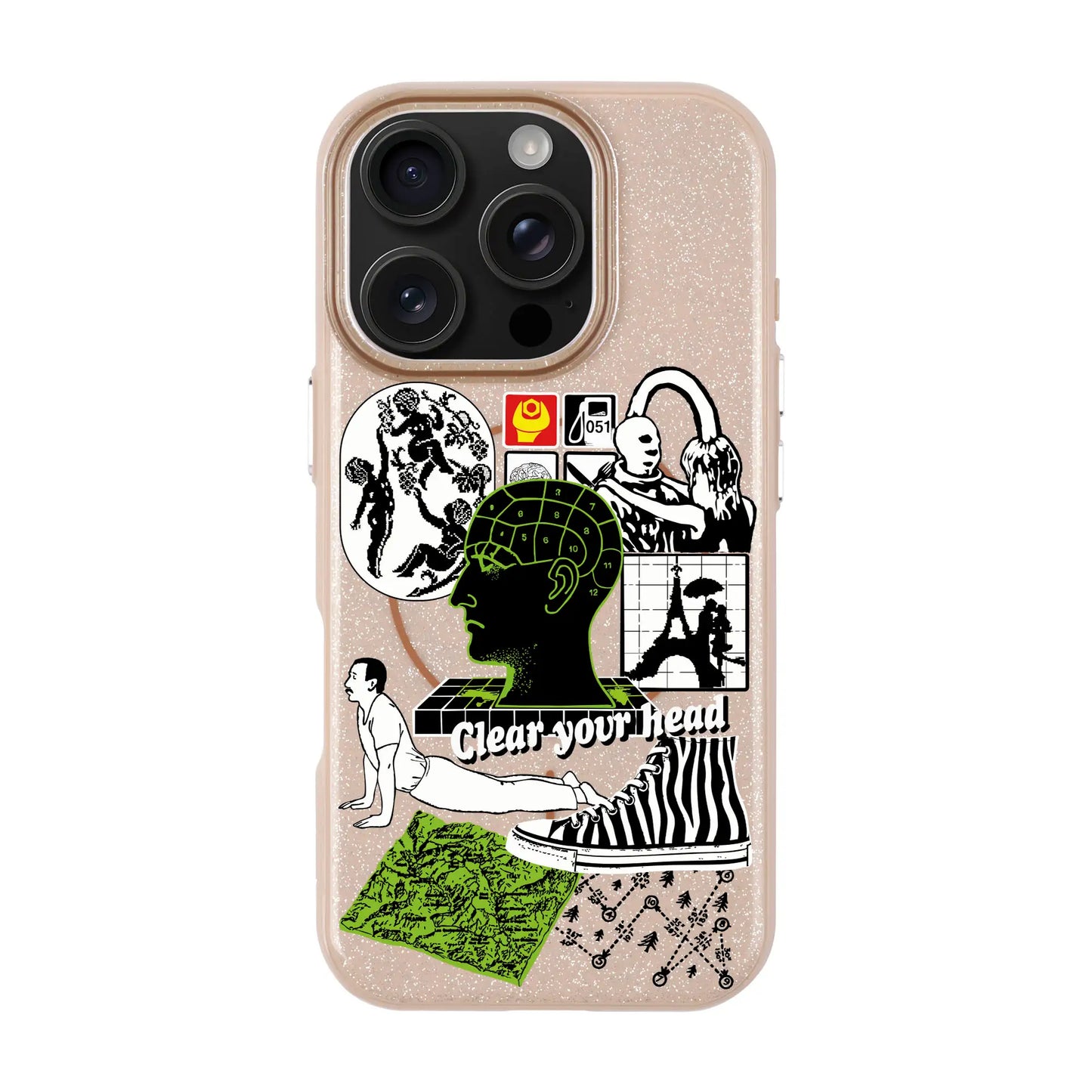 CLEAR YOUR HEAD-iPhone 16 Pro Radiant Kılıf MagSafe Özellikli