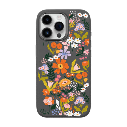 FLOWER-iPhone 14 Pro Max Leather Premium Kılıf MagSafe Özellikli