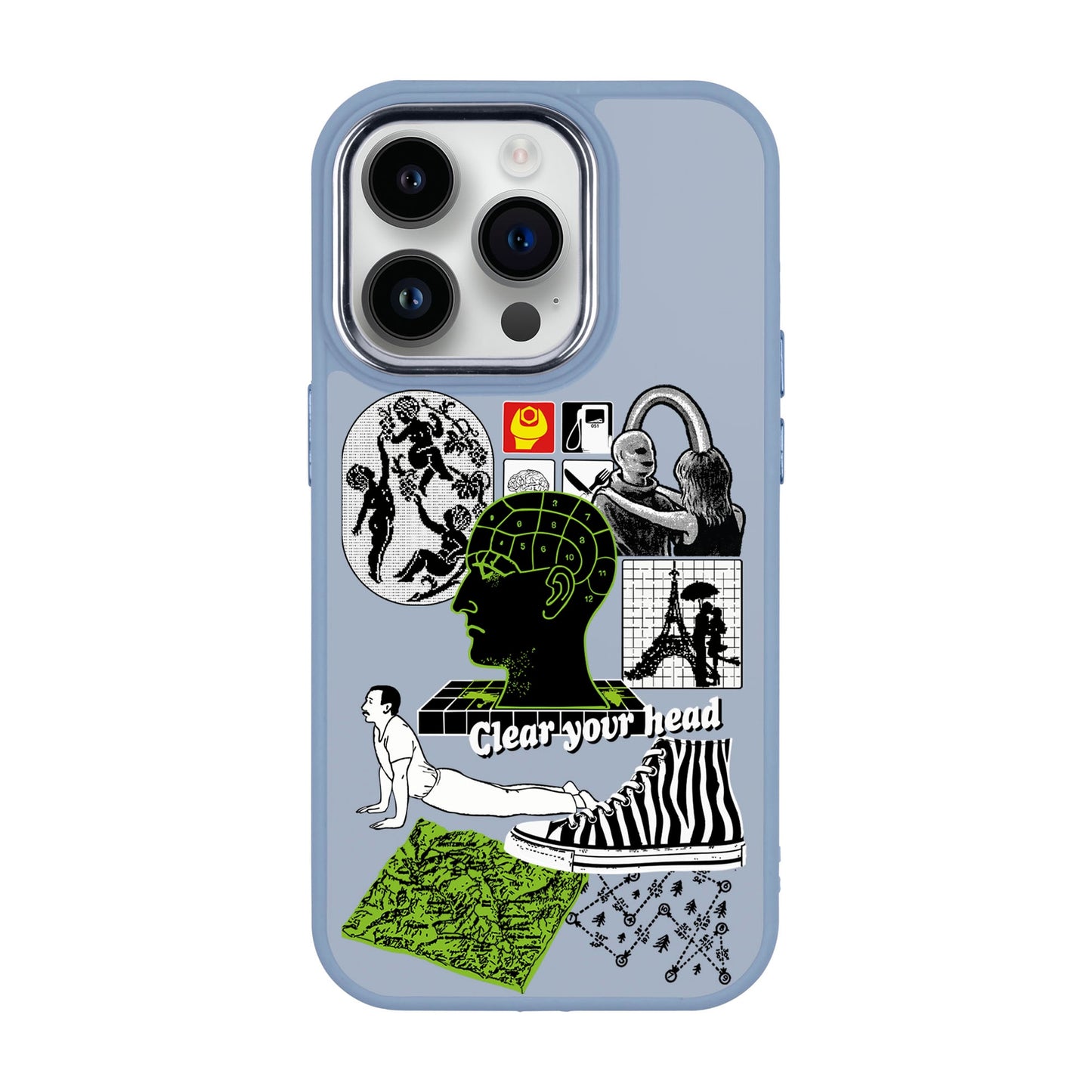 CLEAR YOUR HEAD-iPhone 14 Pro Proof Kılıf
