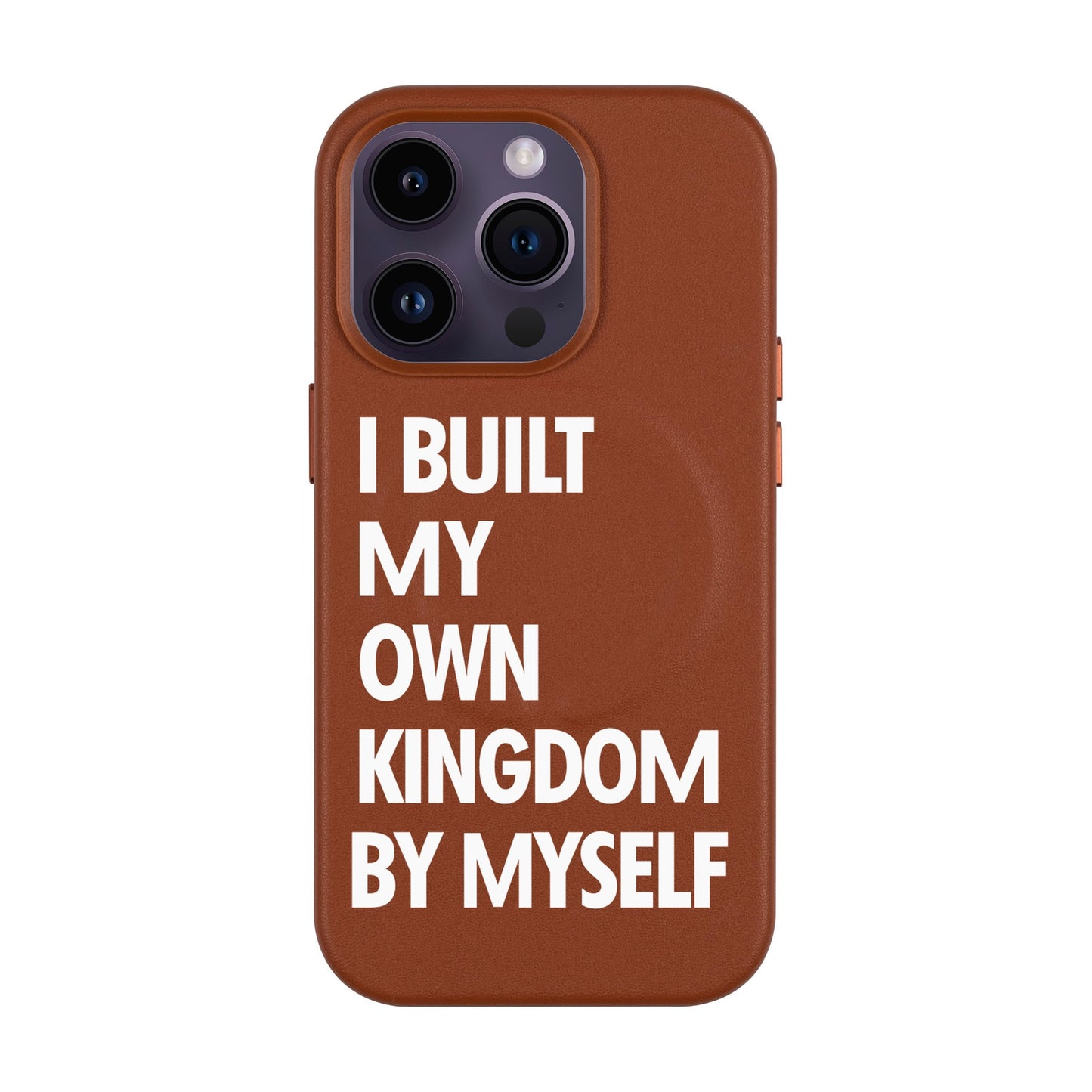 KINGDOM-Leather Kılıf MagSafe Özellikli - iPhone 14 Pro