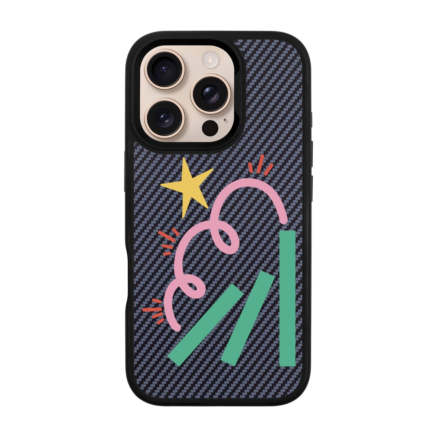 DOMINO-iPhone 16 Pro Plaid Kılıf MagSafe Özellikli
