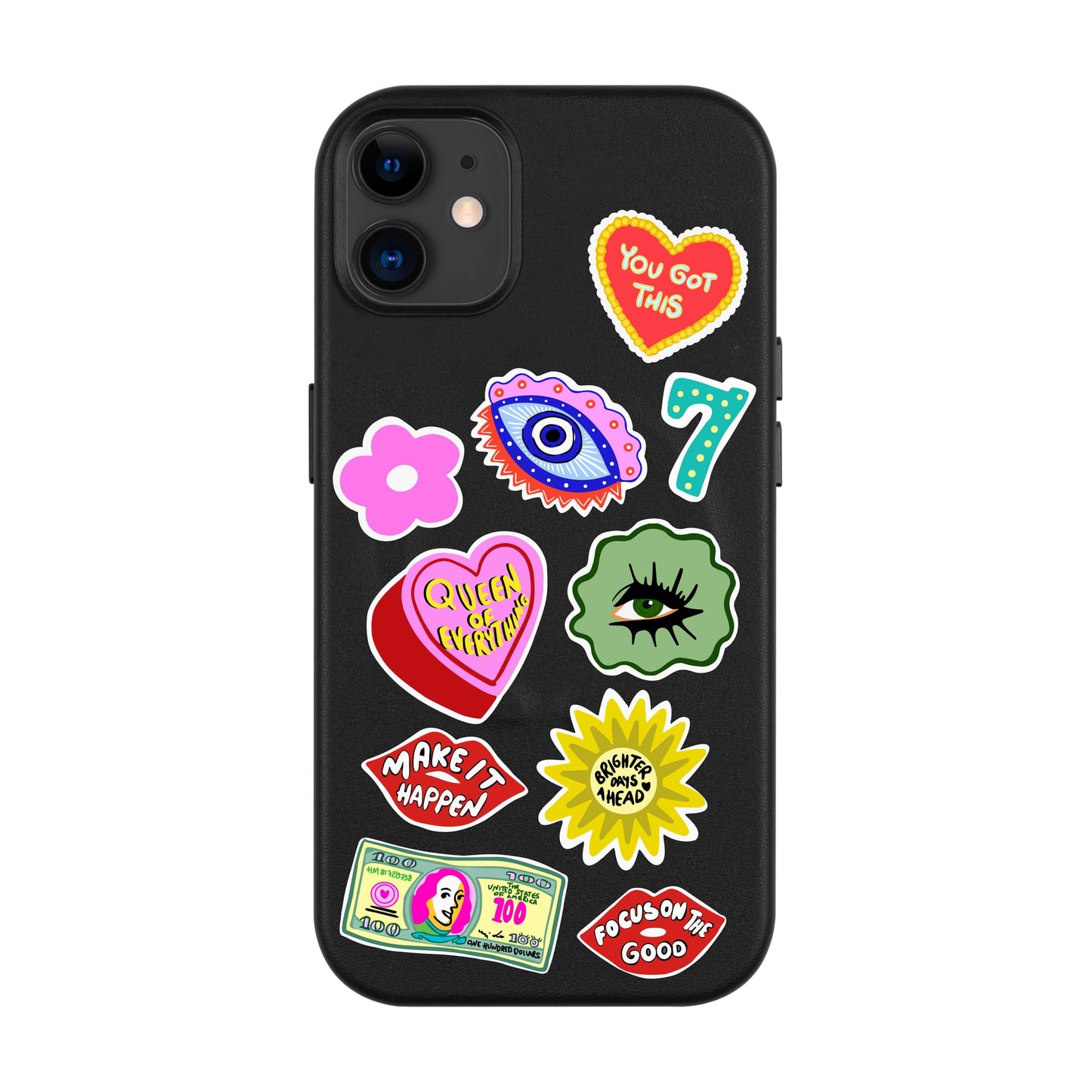 HM STICKERS-Leather Kılıf MagSafe Özellikli - iPhone 11