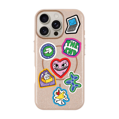 TŌTEN STICKERZ-iPhone 16 Pro Max Radiant Kılıf MagSafe Özellikli