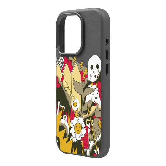 EVERYTHING IS BURNING-iPhone 16 Plus Leather Premium Kılıf MagSafe Özellikli