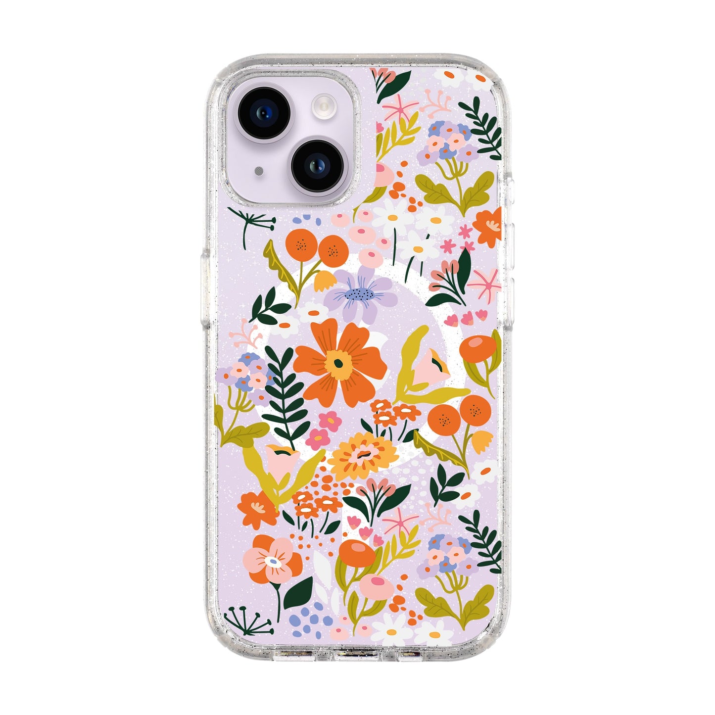 FLOWER-Shiny Kılıf MagSafe Özellikli - iPhone 13