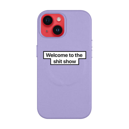 WELCOME-iPhone 13 Leather Kılıf MagSafe Özellikli