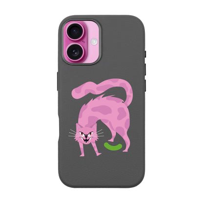 GRUMBLEPAWS-iPhone 16 Plus Leather Premium Kılıf MagSafe Özellikli