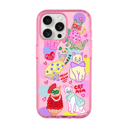 CAT MOM-iPhone 15 Pro Max Shiny Kılıf MagSafe Özellikli