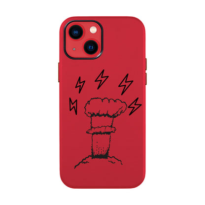 VOLCANIC-iPhone 14 Leather Kılıf