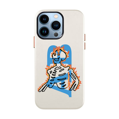 HOT HUMAN KİŞİSELLEŞTİRİLMİŞ-iPhone 13 Pro Leather Kılıf