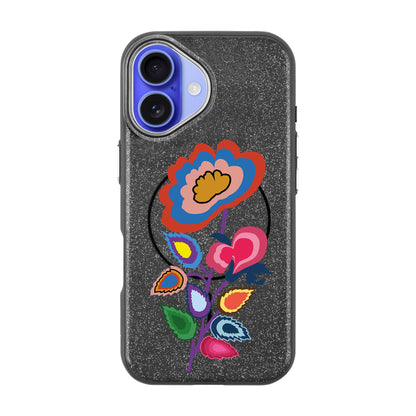 KNITTED FLOWER-iPhone 16 Radiant Kılıf MagSafe Özellikli