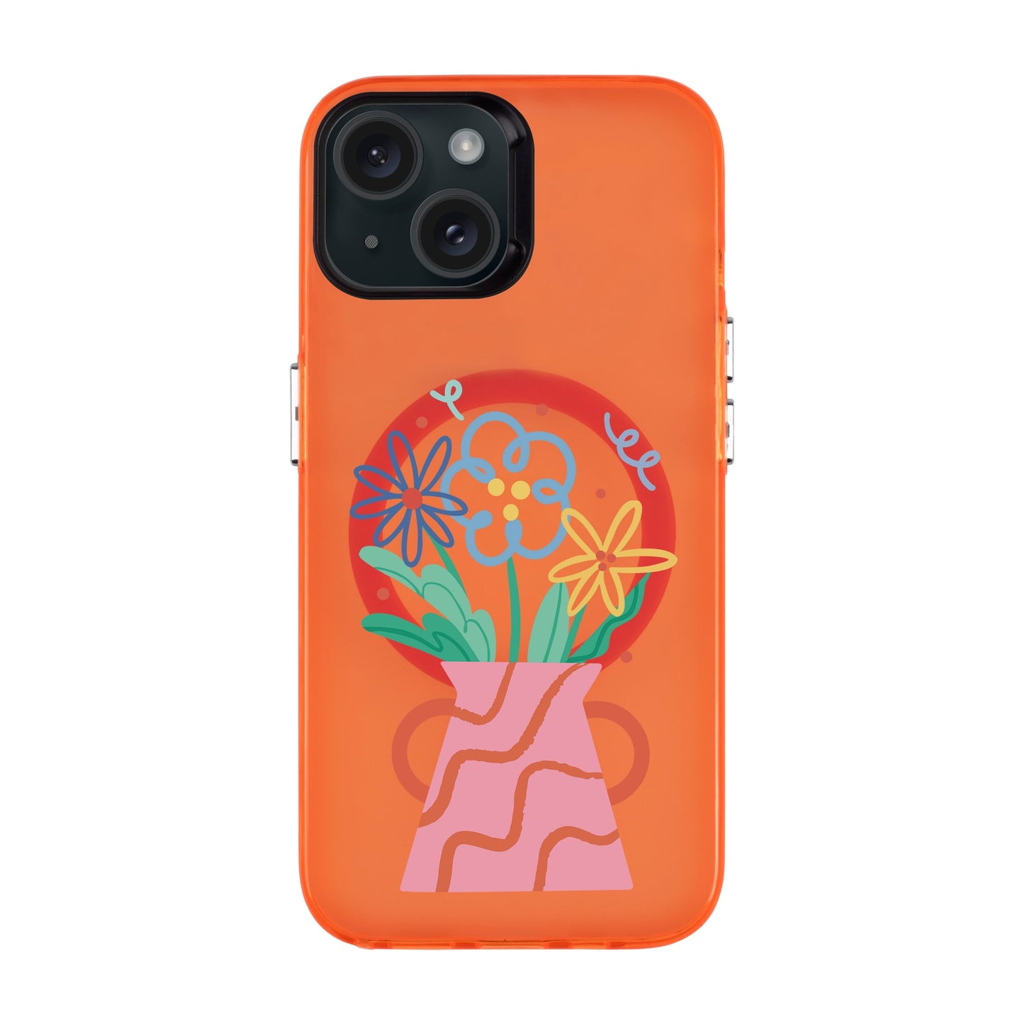PINK VASE-iPhone 15 Hold Kılıf MagSafe Özellikli