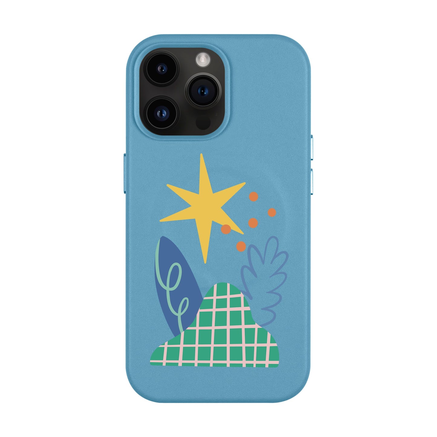 LITTLE NATURE-iPhone 14 Pro Max Leather Kılıf MagSafe Özellikli