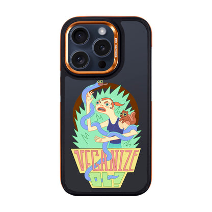 VEGANİZE-Dark Kılıf MagSafe Özellikli - iPhone 15 Pro