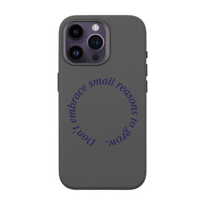 GROW-iPhone 14 Pro Max Leather Premium Kılıf MagSafe Özellikli