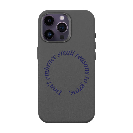 GROW-iPhone 14 Pro Max Leather Premium Kılıf MagSafe Özellikli