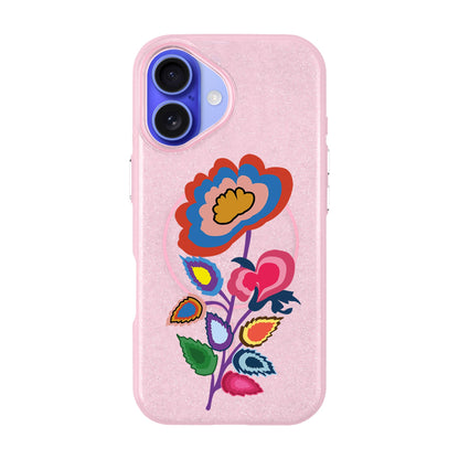 KNITTED FLOWER-iPhone 16 Radiant Kılıf MagSafe Özellikli