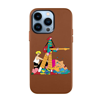 HER BAND-iPhone 13 Pro Max Leather Kılıf