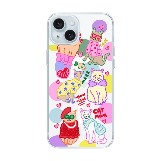 CAT MOM-iPhone 15 Plus Solid Kılıf MagSafe Özellikli