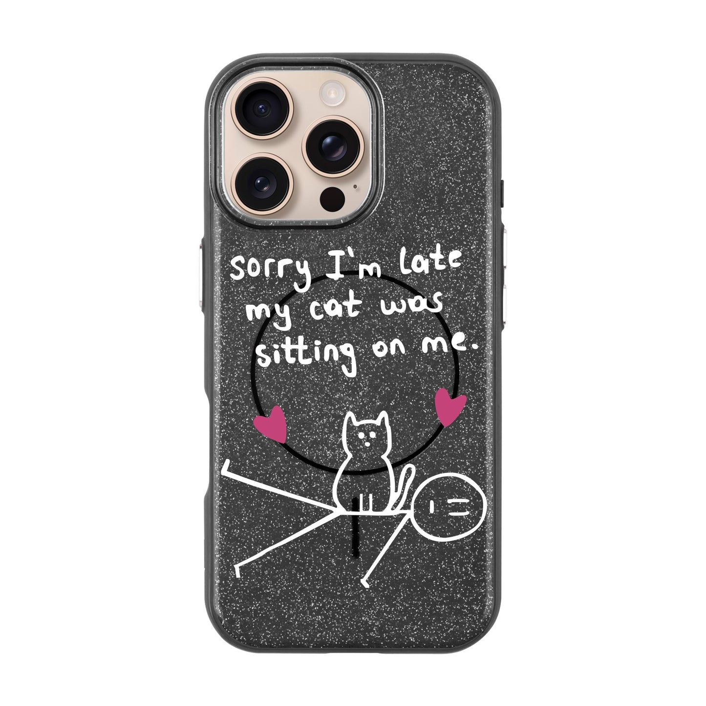 SORRY I'M LATE-iPhone 16 Pro Max Radiant Kılıf MagSafe Özellikli