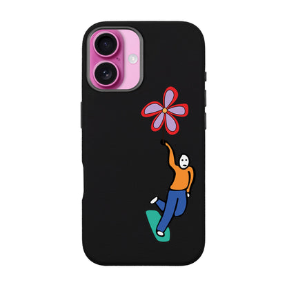 SKATEBOARDER-iPhone 16 Plus Leather Premium Kılıf MagSafe Özellikli