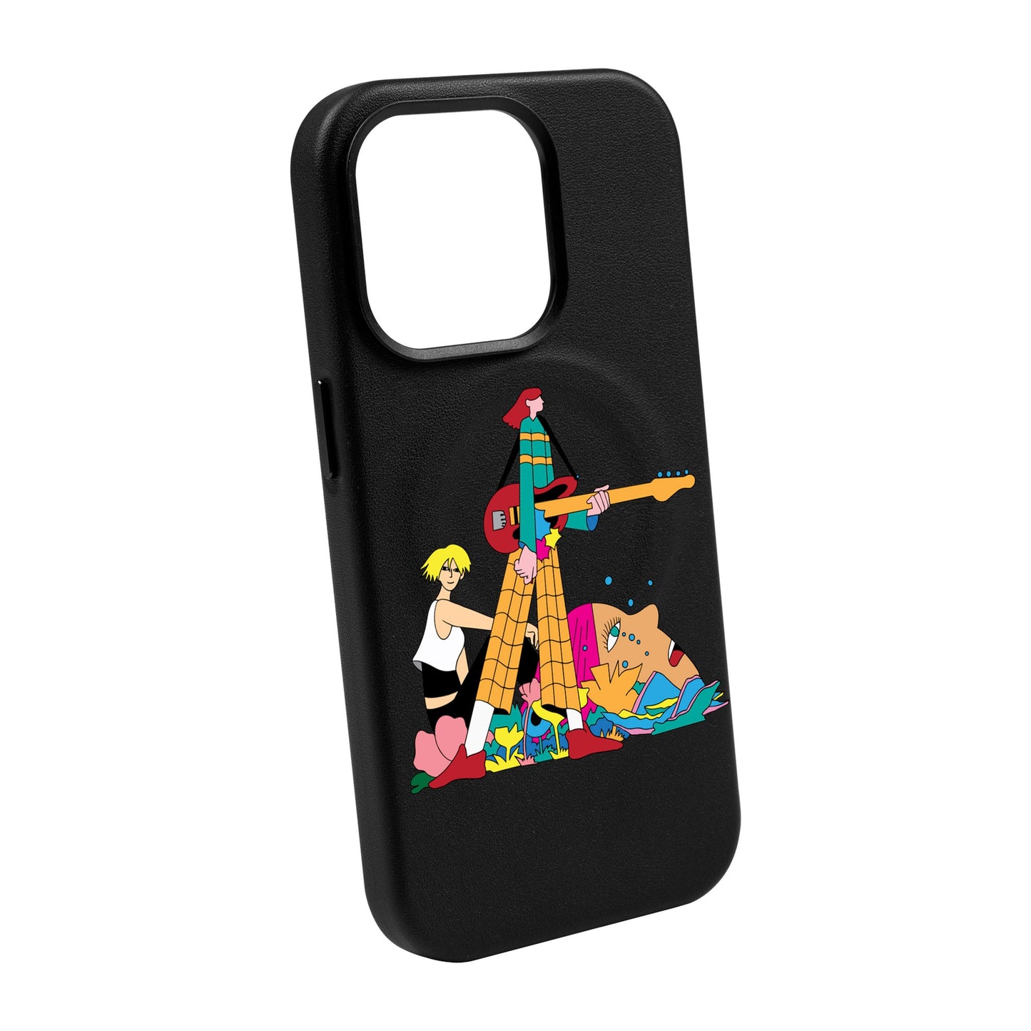 HER BAND-iPhone 14 Pro Max Leather Kılıf MagSafe Özellikli