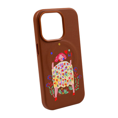 ÜÇ TOP-Leather Kılıf MagSafe Özellikli - iPhone 13