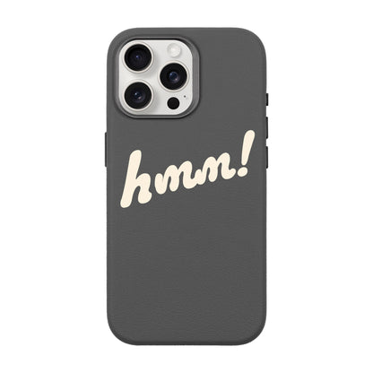 HMM-iPhone 15 Pro Max Leather Premium Kılıf MagSafe Özellikli