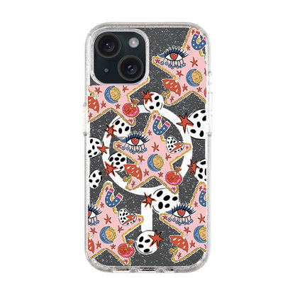 DURUSKO-iPhone 15 Plus Shiny Kılıf MagSafe Özellikli