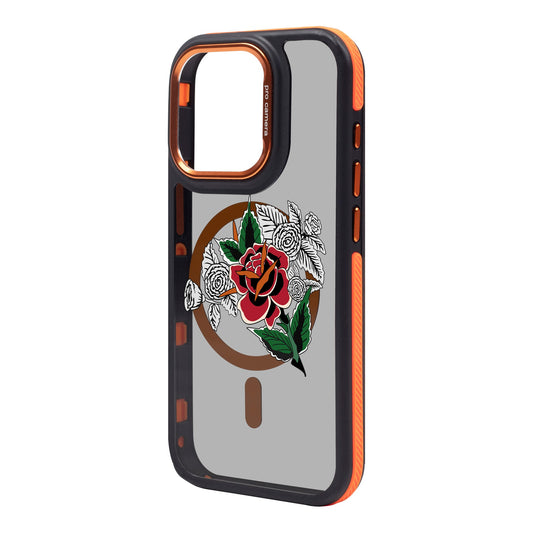 DRY ROSE-iPhone 15 Pro Max Dark Kılıf MagSafe Özellikli