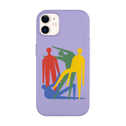 MANBOS-Leather Kılıf MagSafe Özellikli - iPhone 11