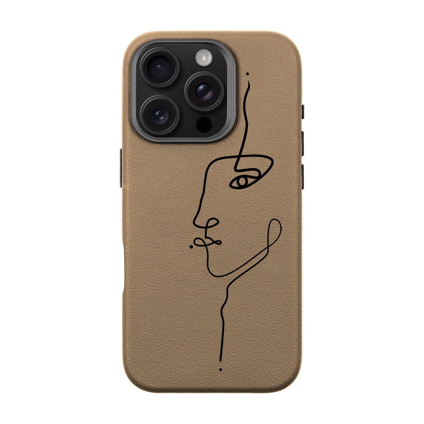 FACE-iPhone 16 Pro Leather Premium Kılıf MagSafe Özellikli