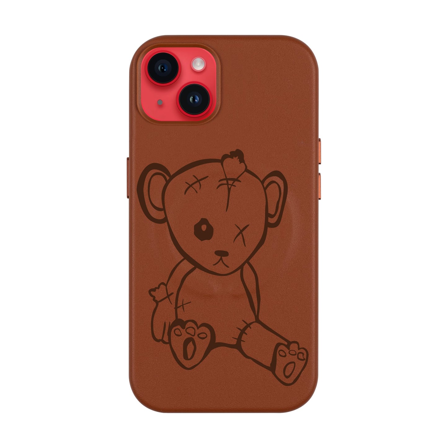 BABY BEAR-iPhone 14 Plus Leather Kılıf MagSafe Özellikli