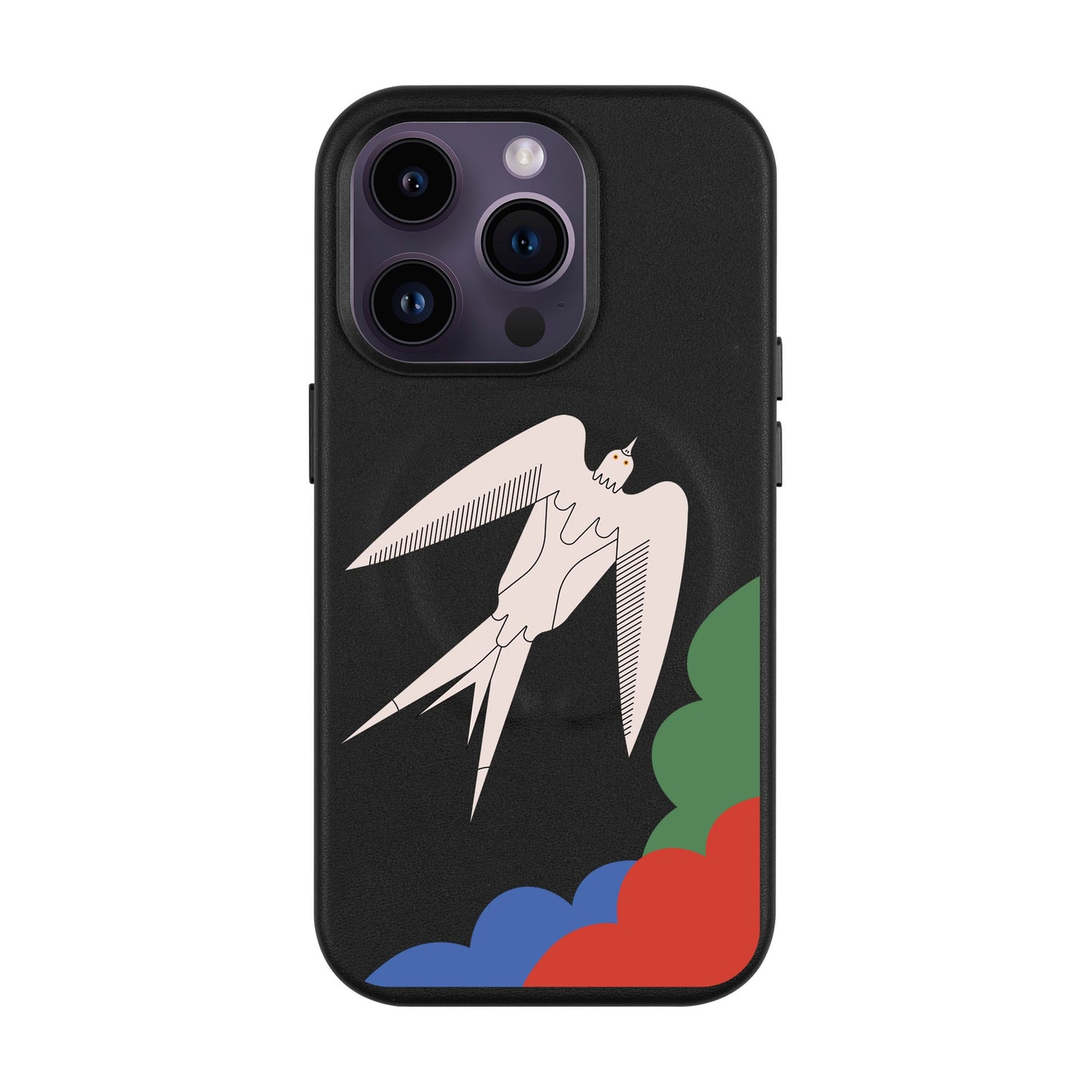 L’OISEAU LIBRE-Leather Kılıf MagSafe Özellikli - iPhone 14 Pro