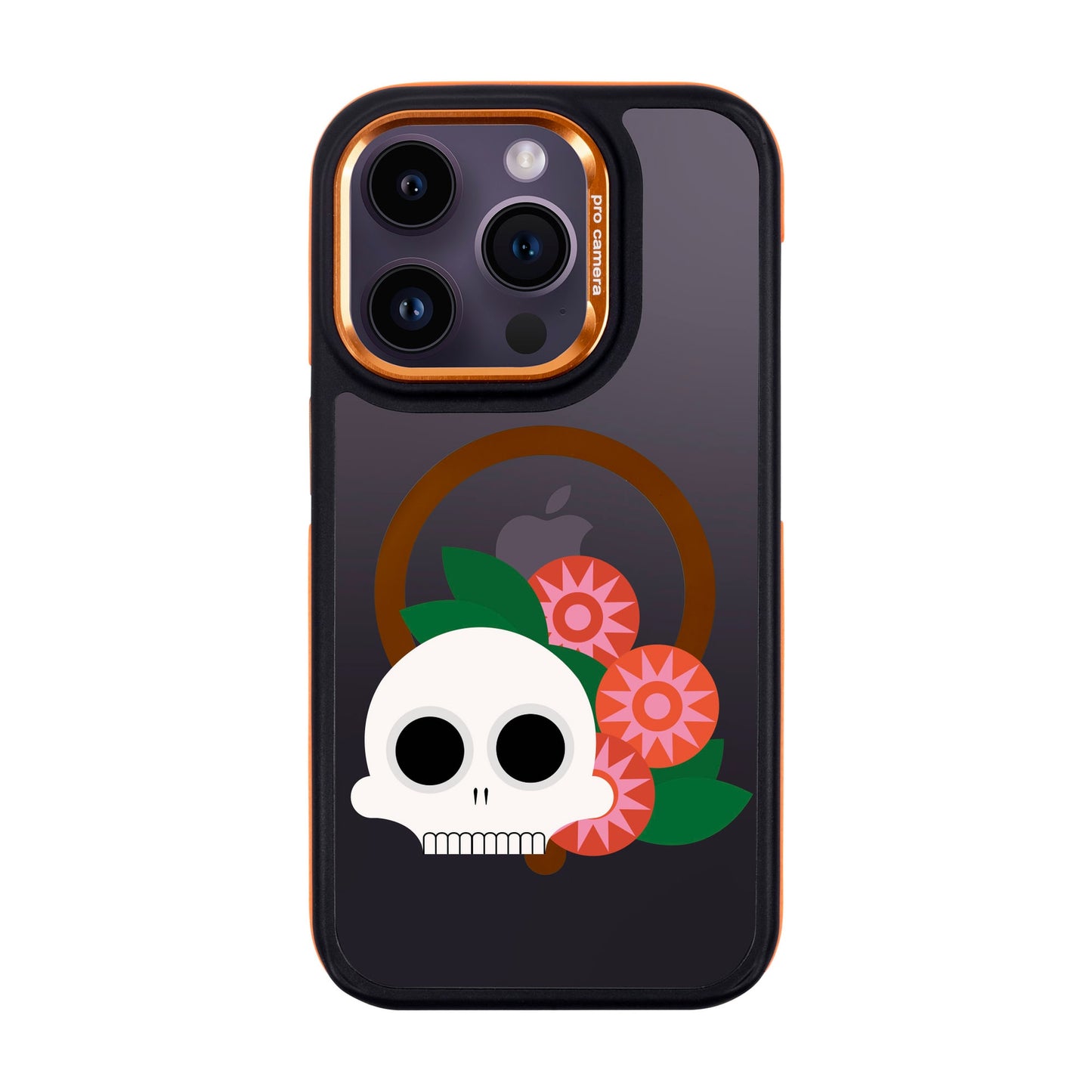 MEMENTO BLOOM-Dark Kılıf MagSafe Özellikli - iPhone 14 Pro