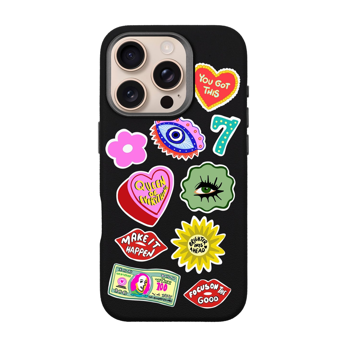 HM STICKERS-iPhone 16 Pro Leather Premium Kılıf MagSafe Özellikli