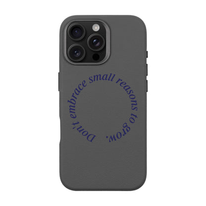 GROW-iPhone 16 Pro Max Leather Premium Kılıf MagSafe Özellikli