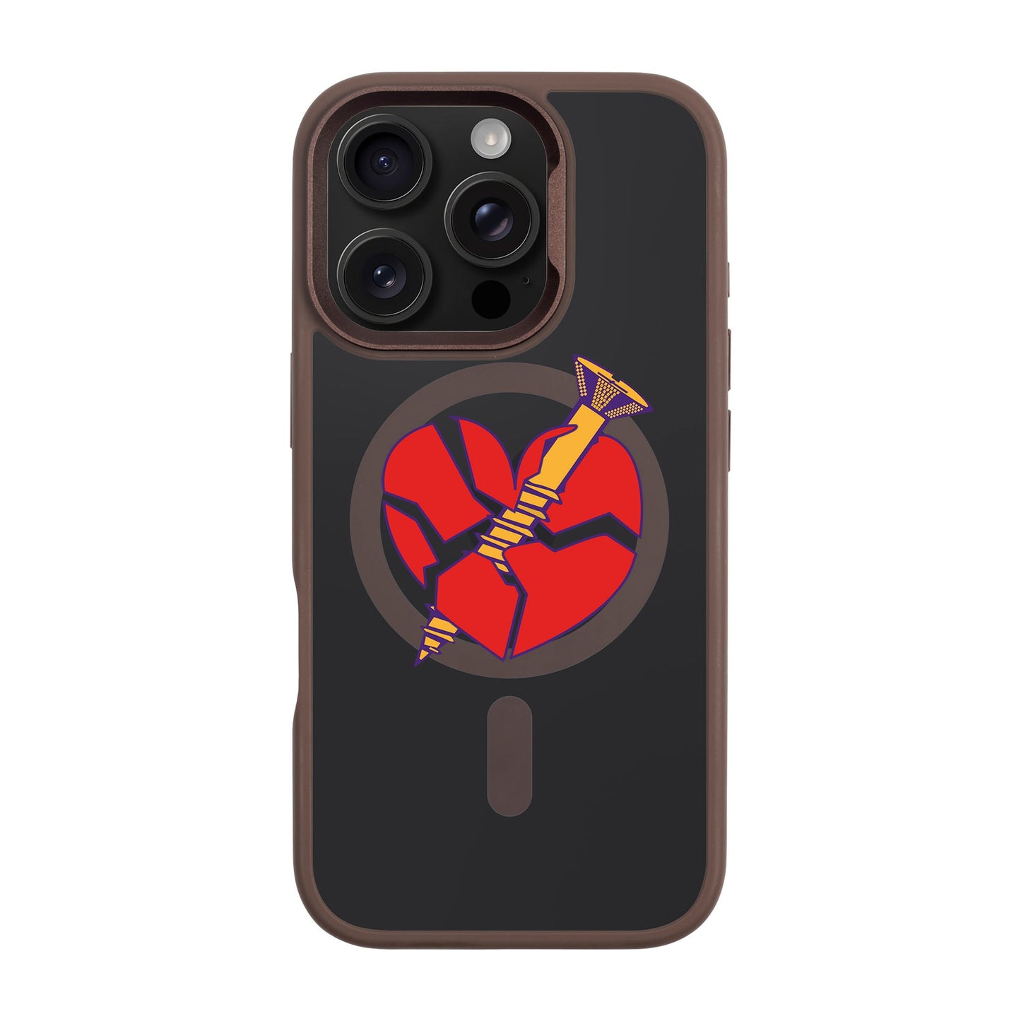 BROKEN HEART-iPhone 16 Pro Rise Kılıf MagSafe Özellikli