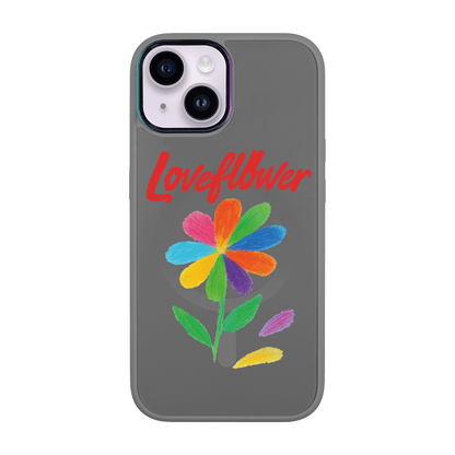 LOVE FLOWER-iPhone 14 Vigor Kılıf MagSafe Özellikli