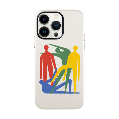 MANBOS-iPhone 13 Pro Max Leather Kılıf