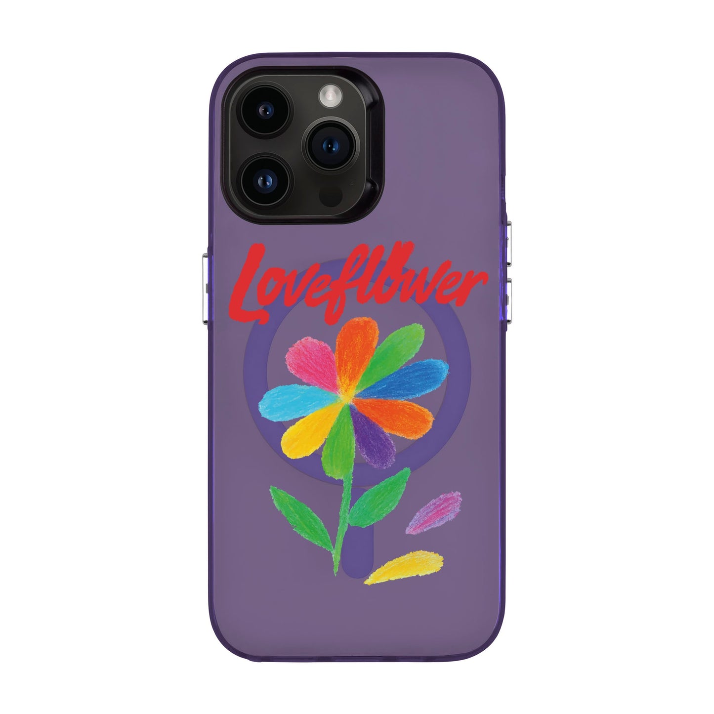 LOVE FLOWER-iPhone 12 Pro Max Hold Kılıf MagSafe Özellikli