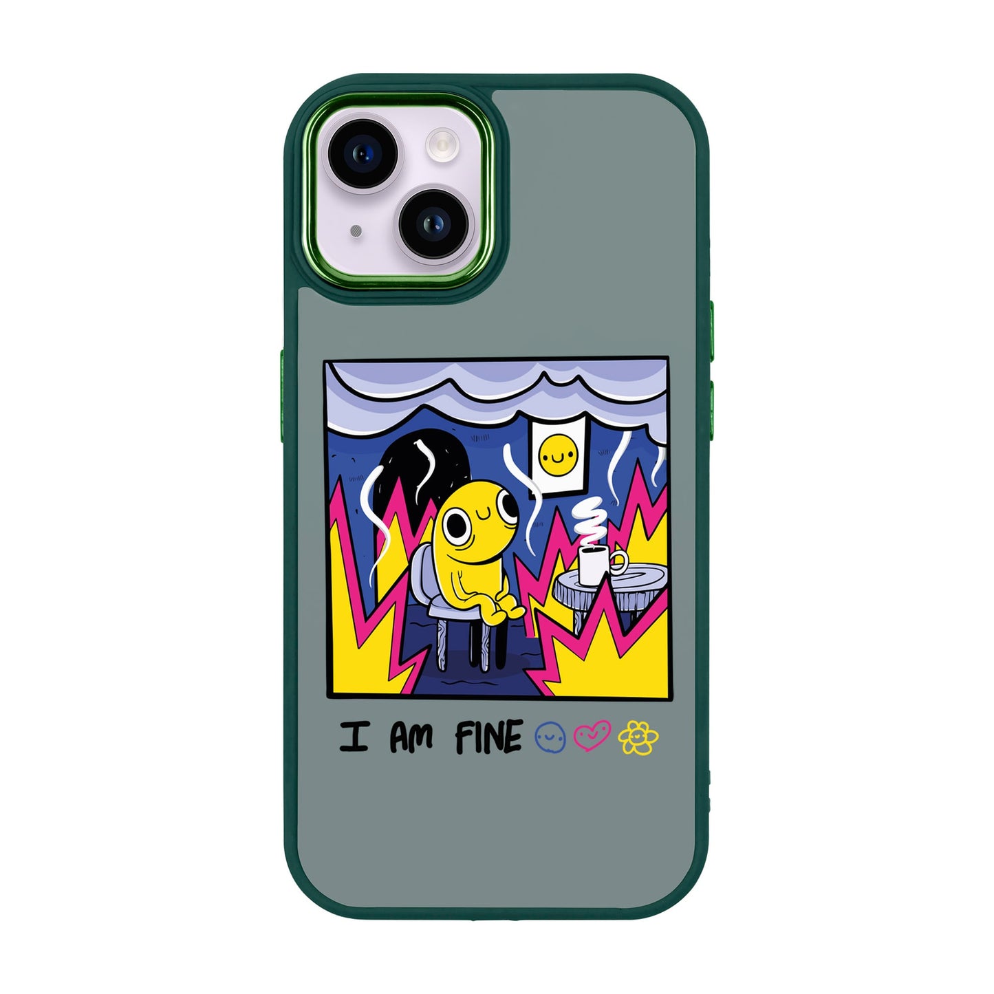I AM FINE-iPhone 14 Plus Proof Kılıf
