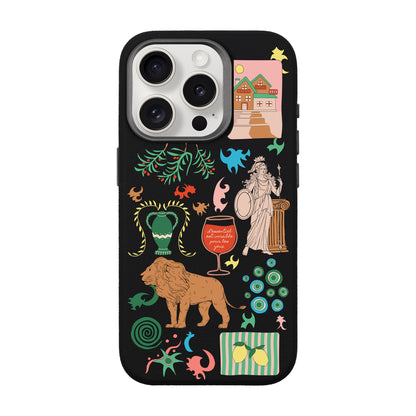 IODES SOUL TRAVELLER-iPhone 15 Pro Leather Premium Kılıf MagSafe Özellikli