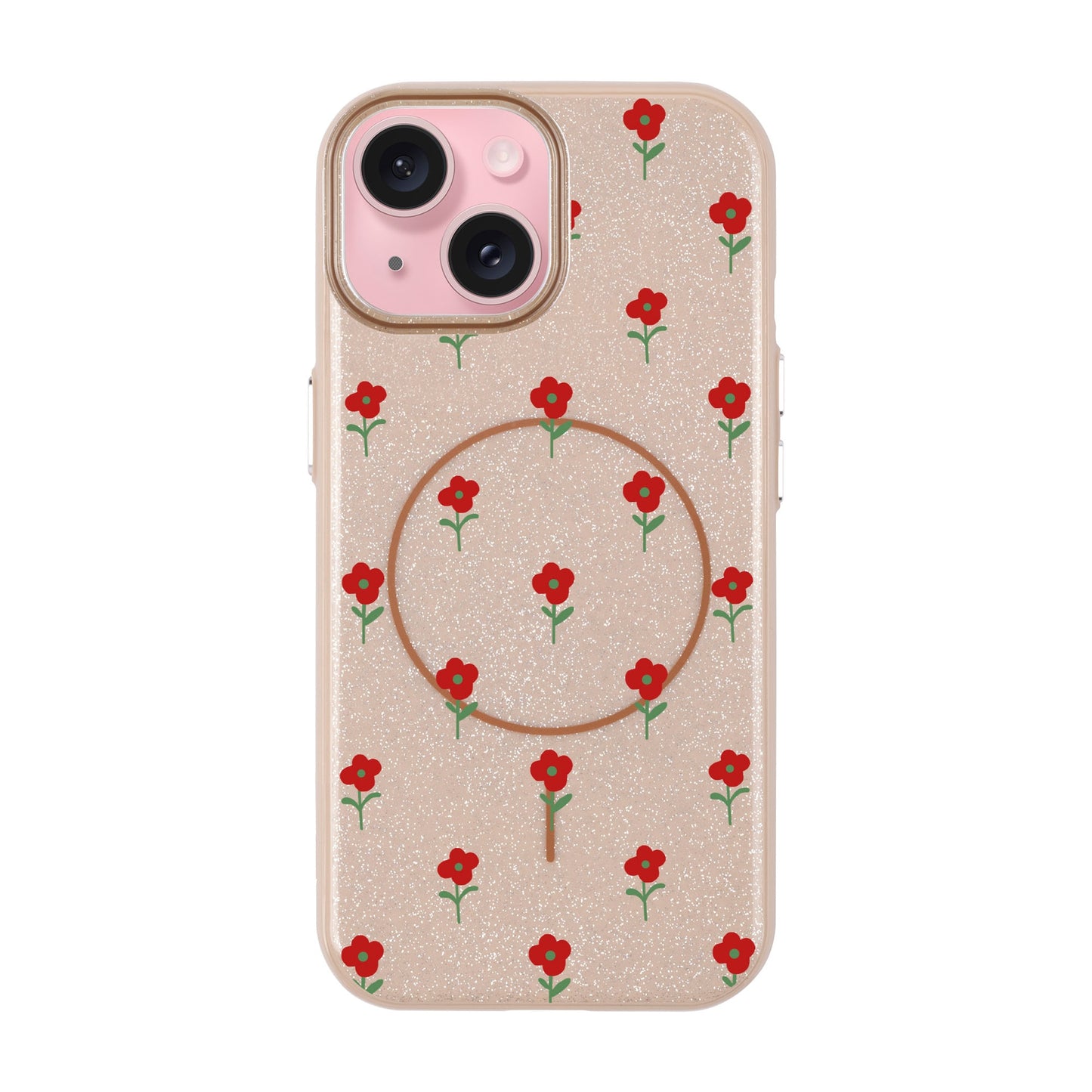 FLOWER POWER-iPhone 15 Plus Radiant Kılıf MagSafe Özellikli