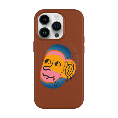 CLIMBING-Leather Kılıf MagSafe Özellikli - iPhone 14 Pro