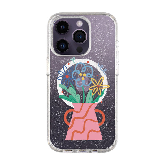 PINK VASE-iPhone 14 Pro Shiny Kılıf MagSafe Özellikli