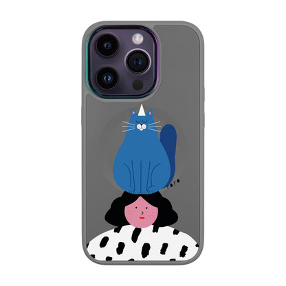 NAUGHTY CAT-Vigor Kılıf MagSafe Özellikli - iPhone 14 Pro