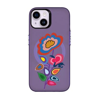 KNITTED FLOWER-iPhone 14 Hold Kılıf MagSafe Özellikli